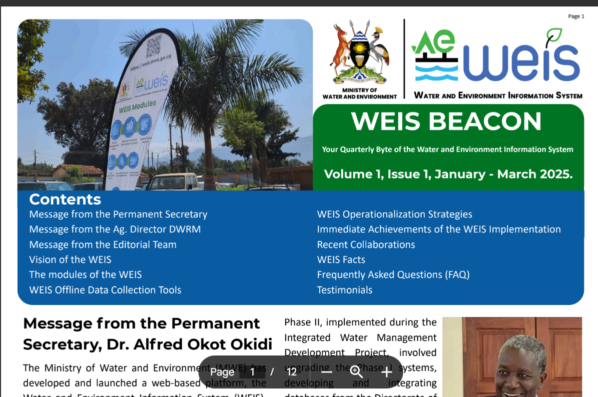 WEIS Beacon Vol.1 Issue 1