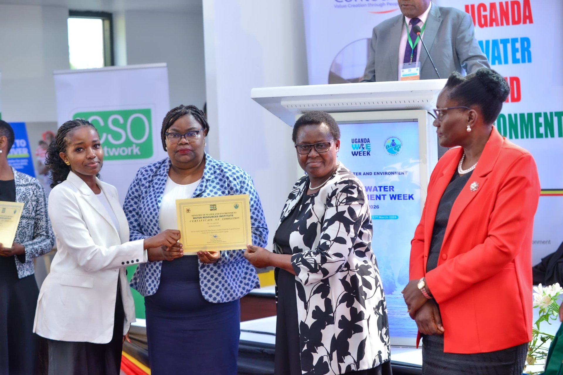 Graduation Ceremony of the 5th Cycle of the Water Resources Institute Mentorship Programme held during UWEWK 2026