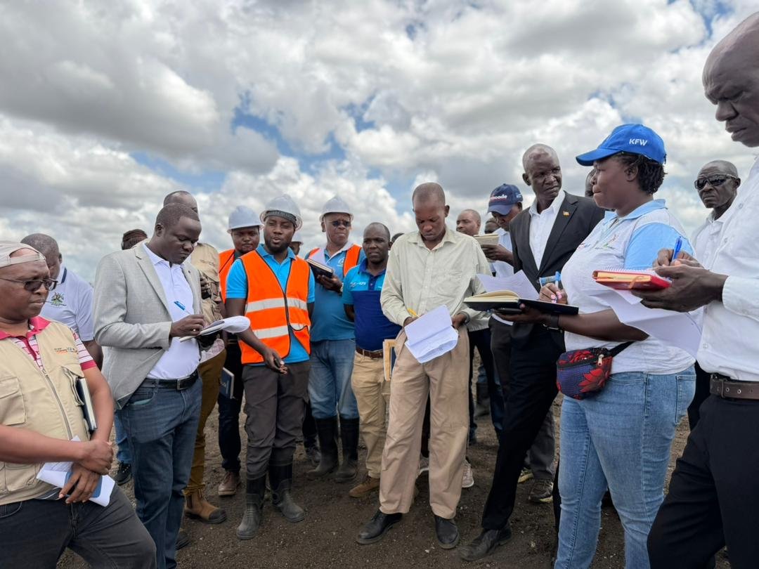 Major earthworks on the Naitakiru Valley Tank in Kotido District
