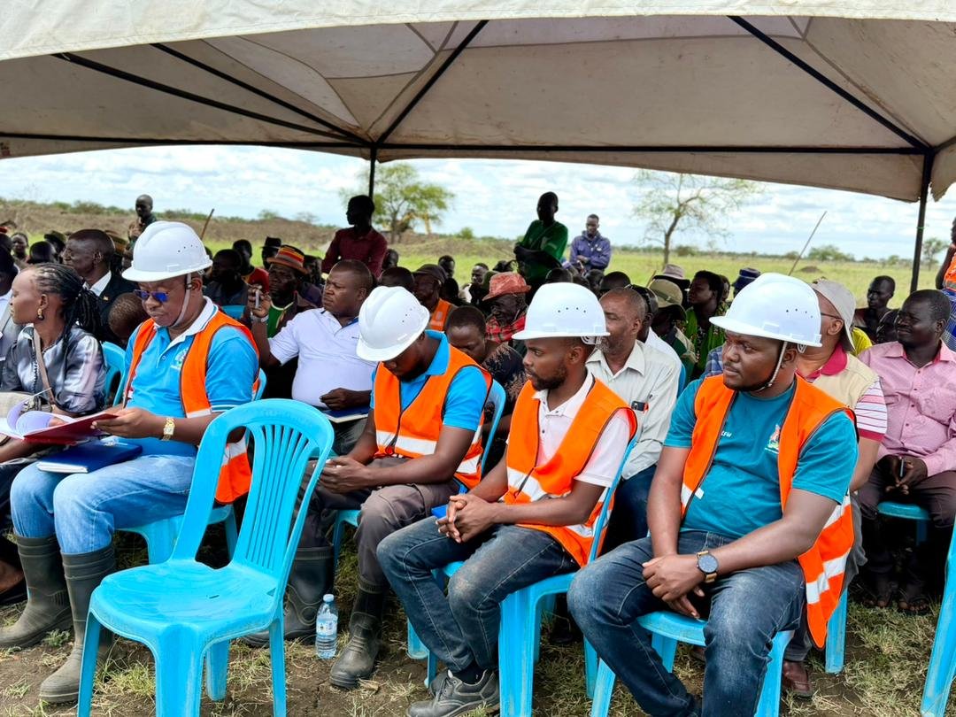 Major earthworks on the Naitakiru Valley Tank in Kotido District