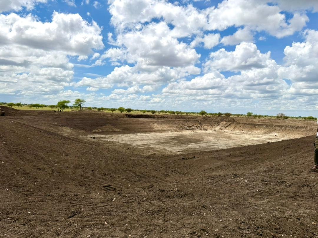 Major earthworks on the Naitakiru Valley Tank in Kotido District