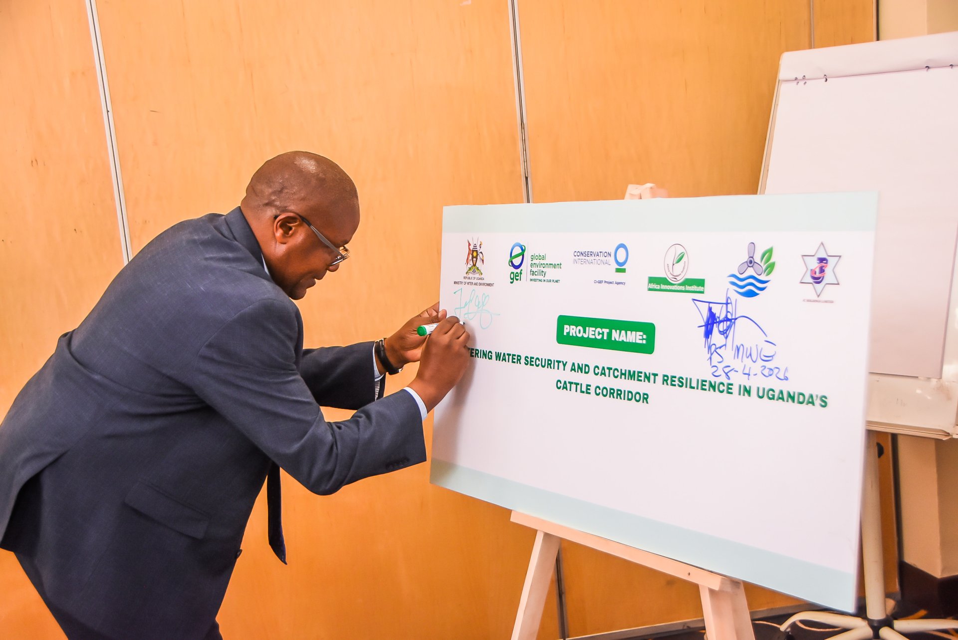 LAUNCH OF THE GEF - FUNDED PROJECT:   “FOSTERING WATER SECURITY AND CATCHMENT RESILIENCE IN UGANDA’s CATTLE CORRIDOR”