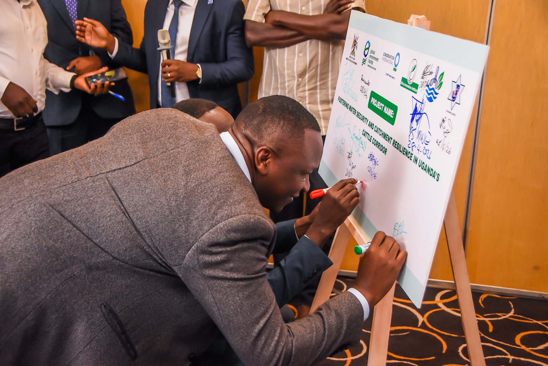 LAUNCH OF THE GEF - FUNDED PROJECT:   “FOSTERING WATER SECURITY AND CATCHMENT RESILIENCE IN UGANDA’s CATTLE CORRIDOR”