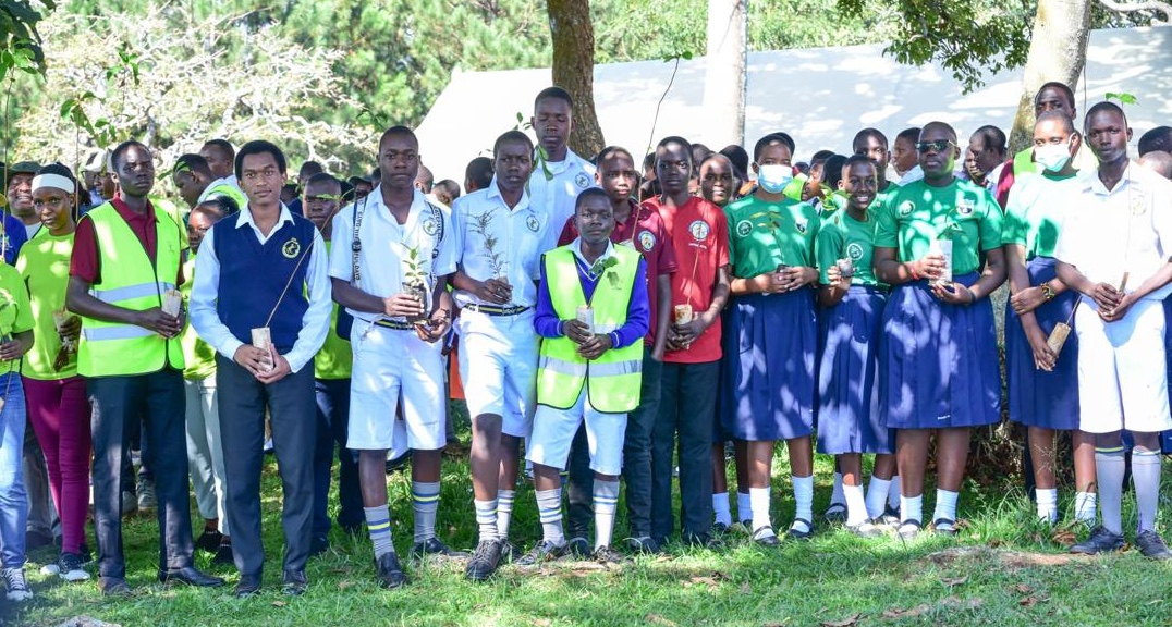 National Tree Planting Day( NTPD) in Jinja at Busoga College Mwiri