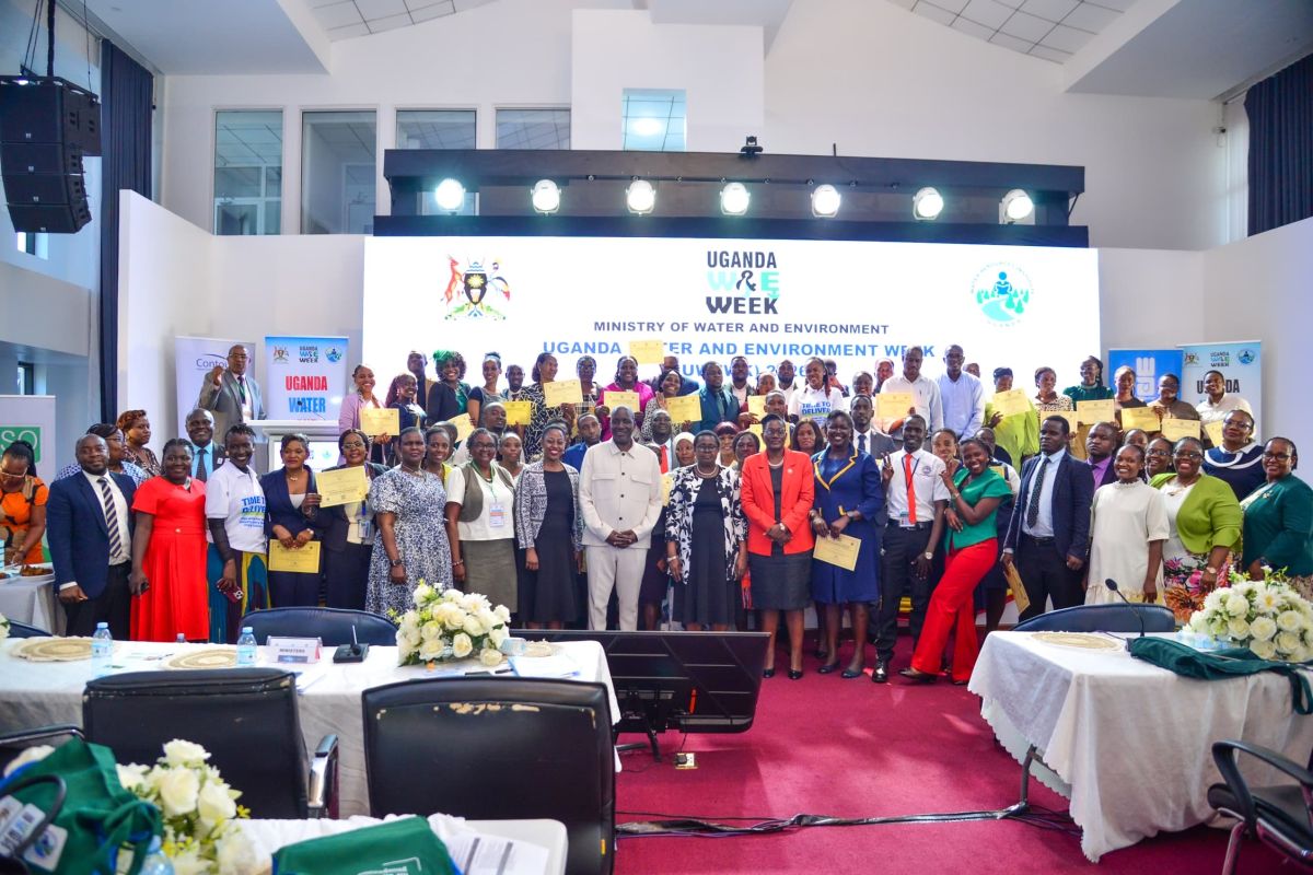 Graduation Ceremony of the 5th Cycle of the Water Resources Institute Mentorship Programme held at the Ministry Headquarters in Luzira.