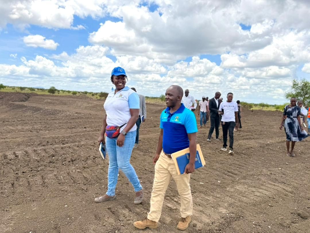 Major earthworks on the Naitakiru Valley Tank in Kotido District