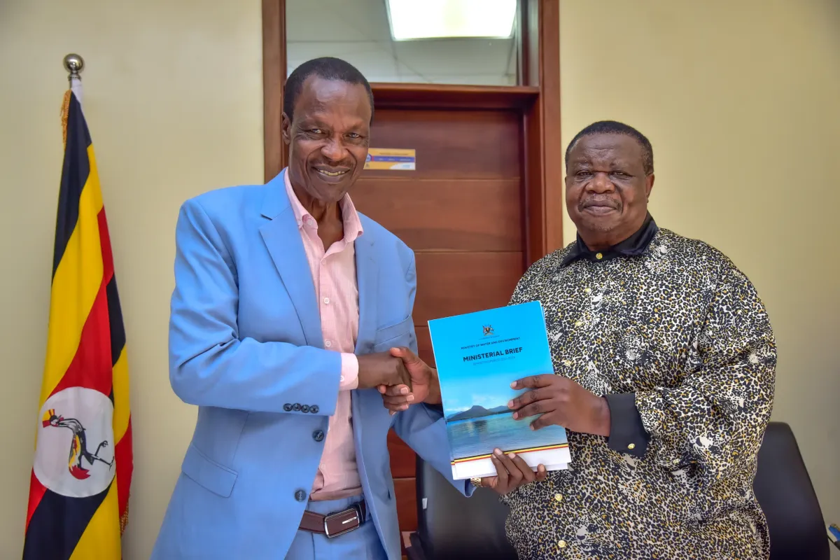 Official Handover of the Ministry of Water and Environment to Hon. Maj. Gen. Kahinda Otafiire