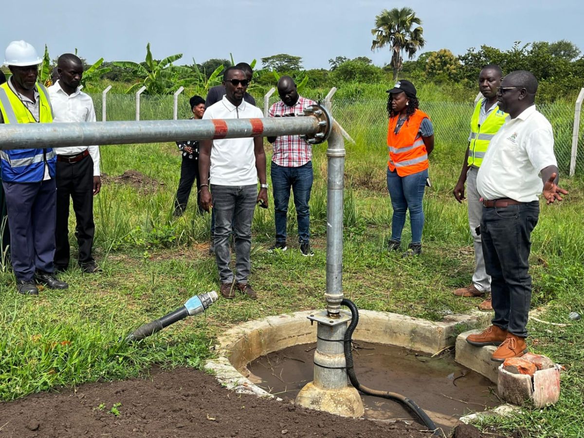 SITE MEETINGS FOR SOLAR-POWERED WATER SYSTEMS IN GOBORO, LOBE & LOMUNGA RGCs, YUMBE DISTRICT
