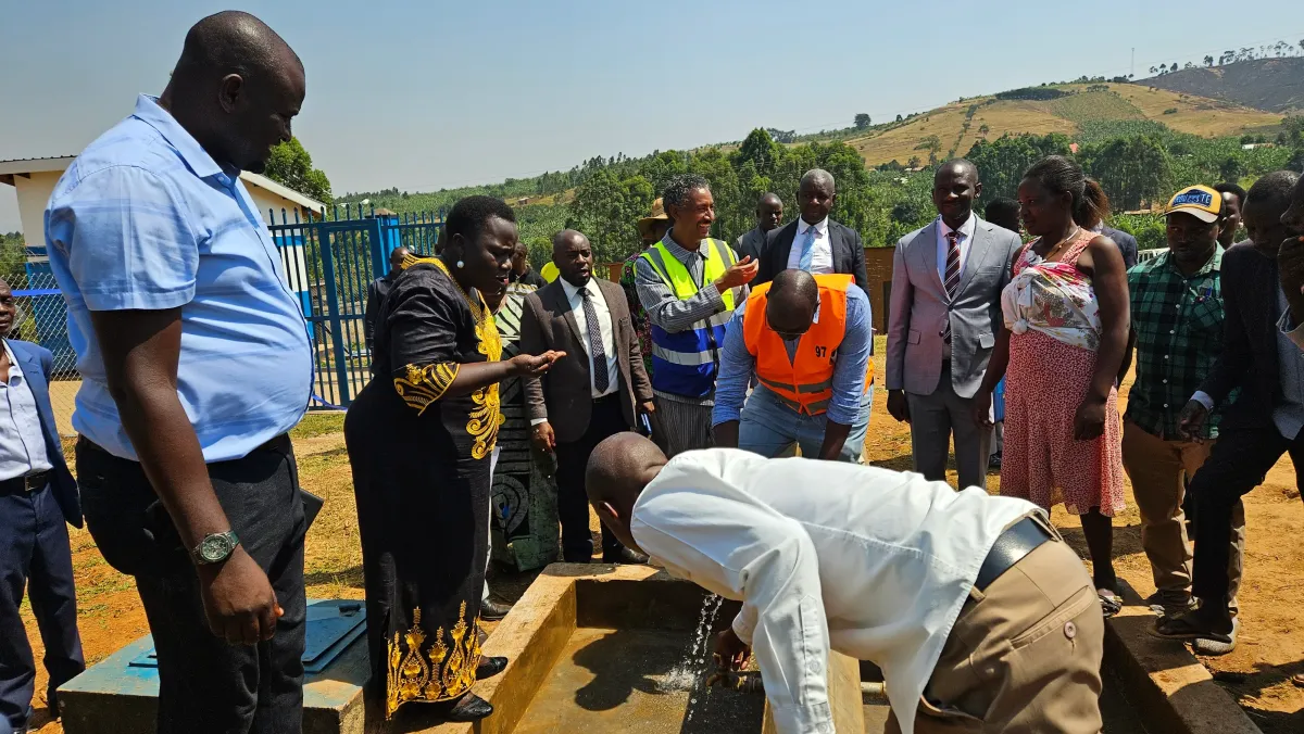 MINISTRY OF WATER AND ENVIRONMENT’S INNOVATIVE WATER PROJECT EXCITES NTUNGAMO RESIDENTS