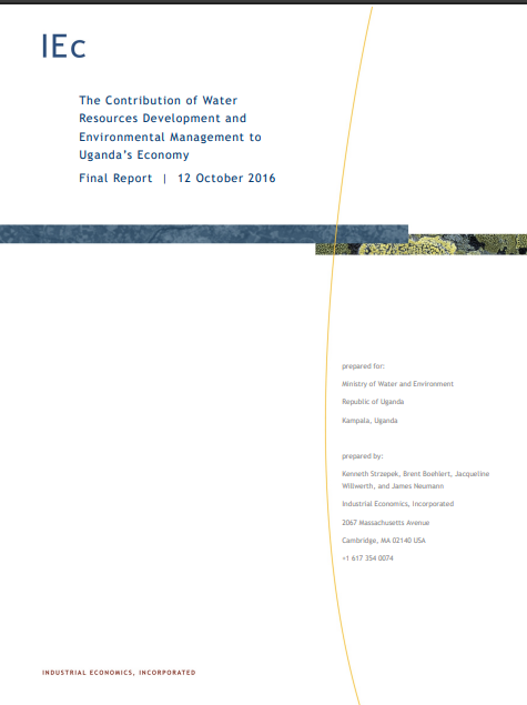Economic Study 2018-Contribution of Water Development and Environment Resources to Ugandas Economy