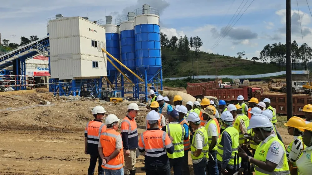 MWE, Project Stakeholders Review Progress of Matanda Irrigation Dam Construction