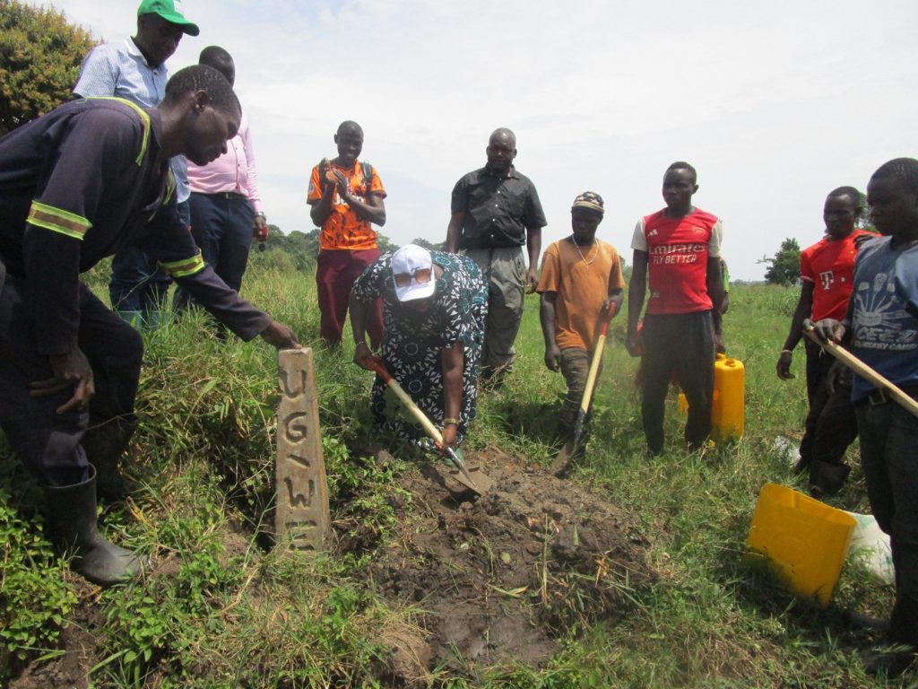 Launching of demarcation of Mayanja wetland in Nakaseke district